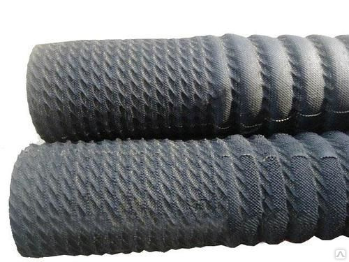 Рукав резиновый гофрированный напорный с текстильным каркасом большой 50*25*4м