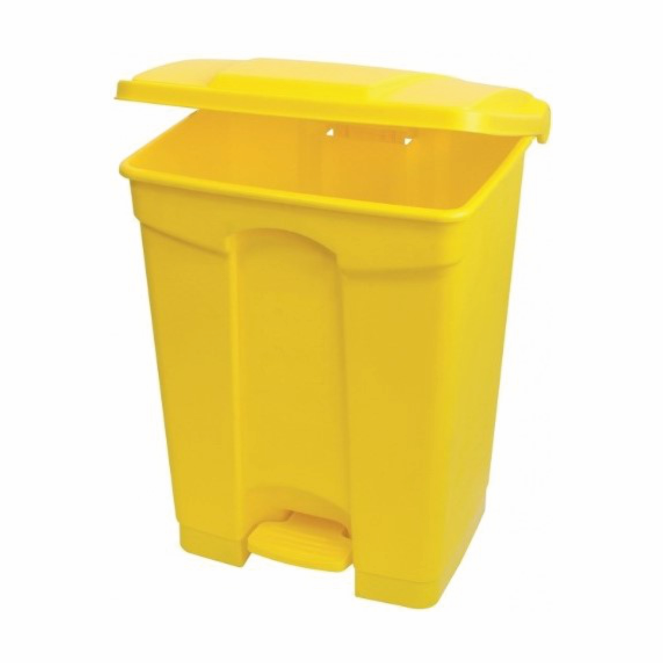 Бак пластиковый с педалью | желтый | 30 л