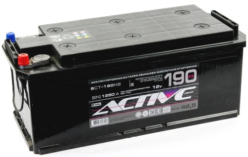 Батарея аккумуляторная ACTIVE 6CT-190N3, 12V