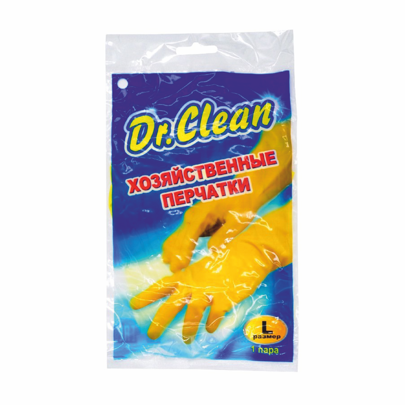 Перчатки хозяйственные латексные DR. CLEAN