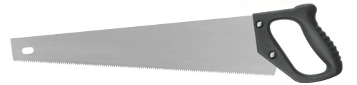 Ножовка по дереву, 400 мм, шаг зубьев 5 мм, пластиковая рукоятка
