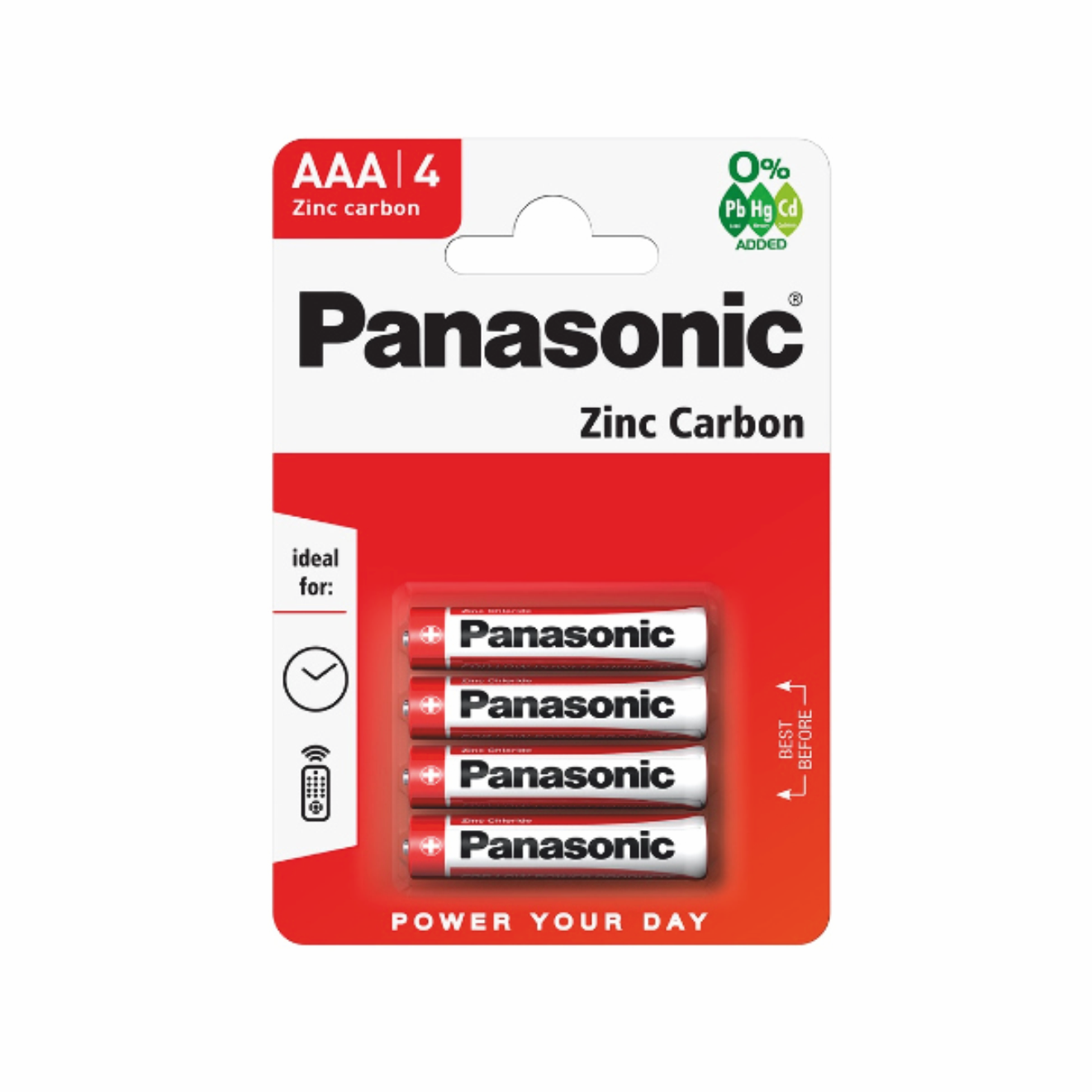 Батарейки PANASONIC R03RZ AAА Zinc Carbon | AAA | 4 шт