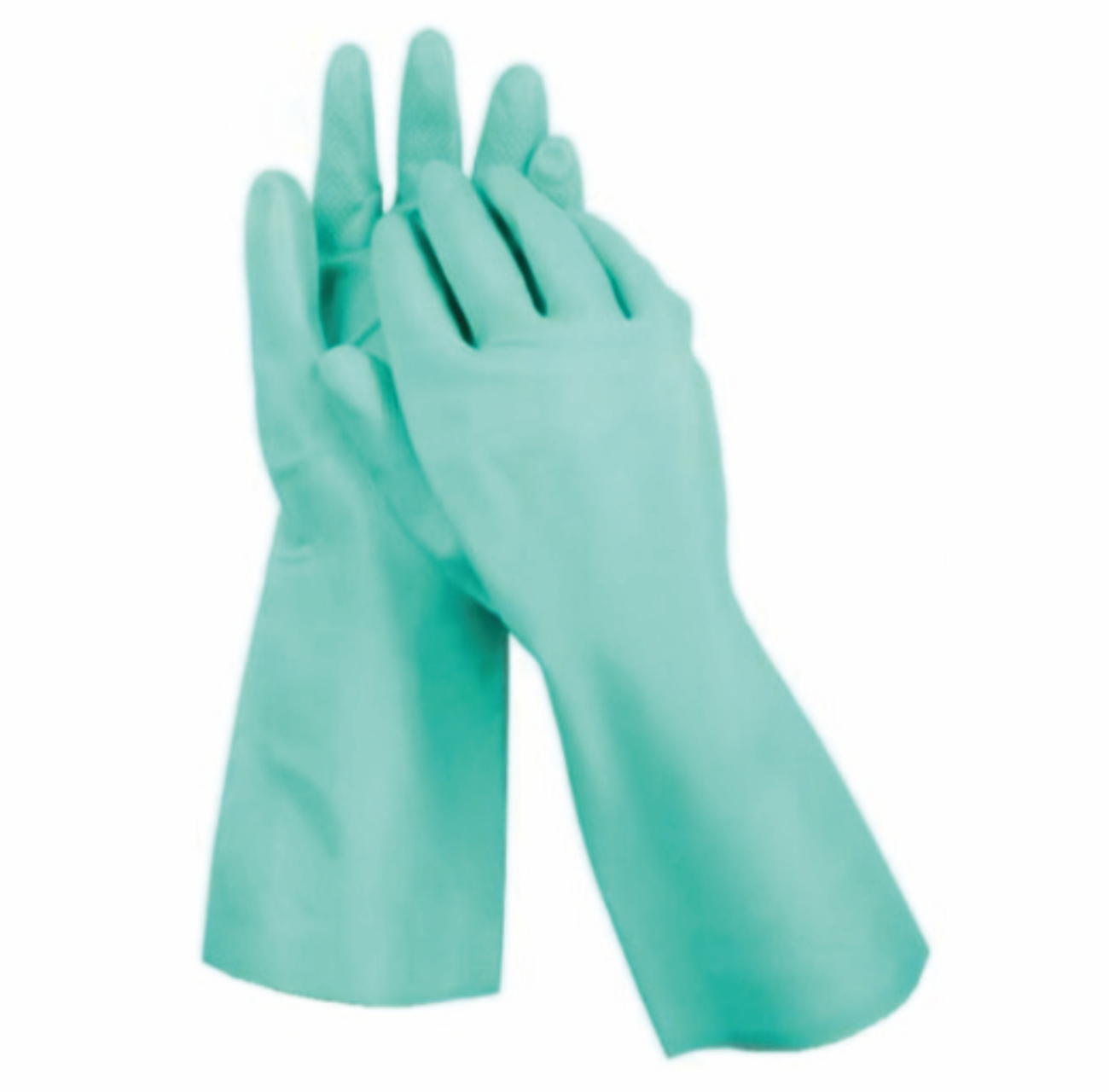 Перчатки нитриловые промышленные зеленые 