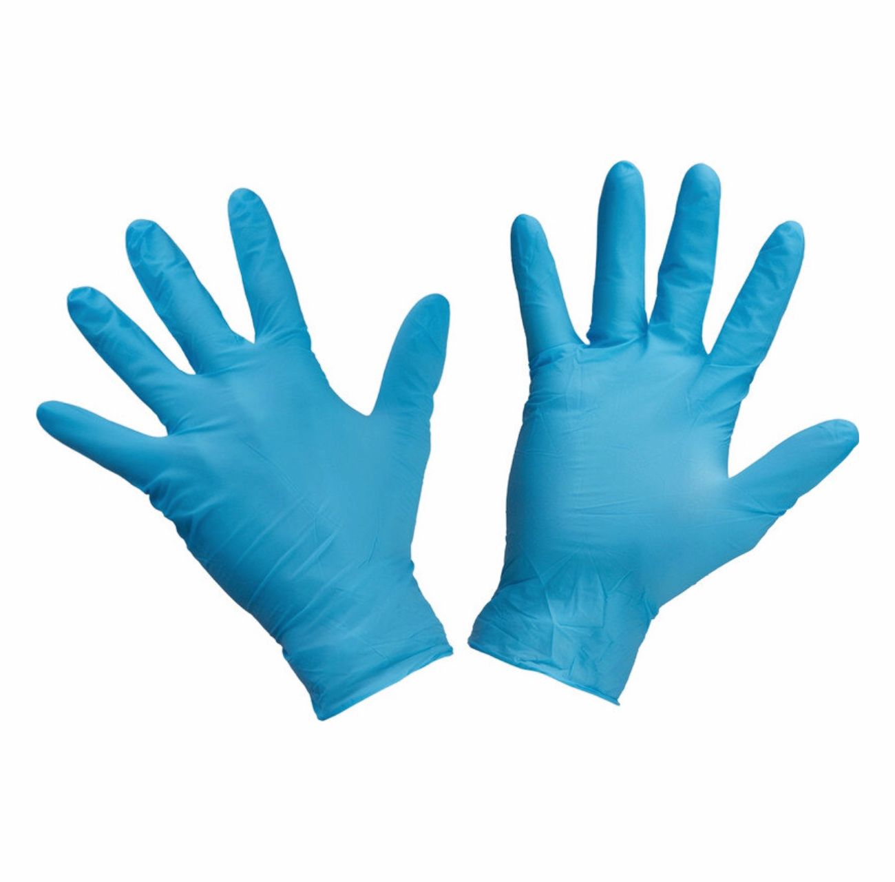 Перчатки нитриловые одноразовые синие | 50 пар