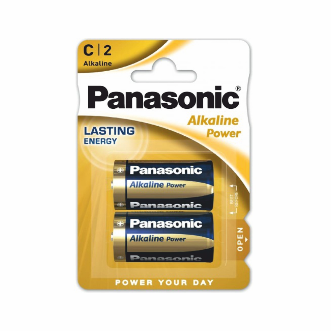 Батарейки PANASONIC LR14 Bronza Alcaline | C | 2 шт