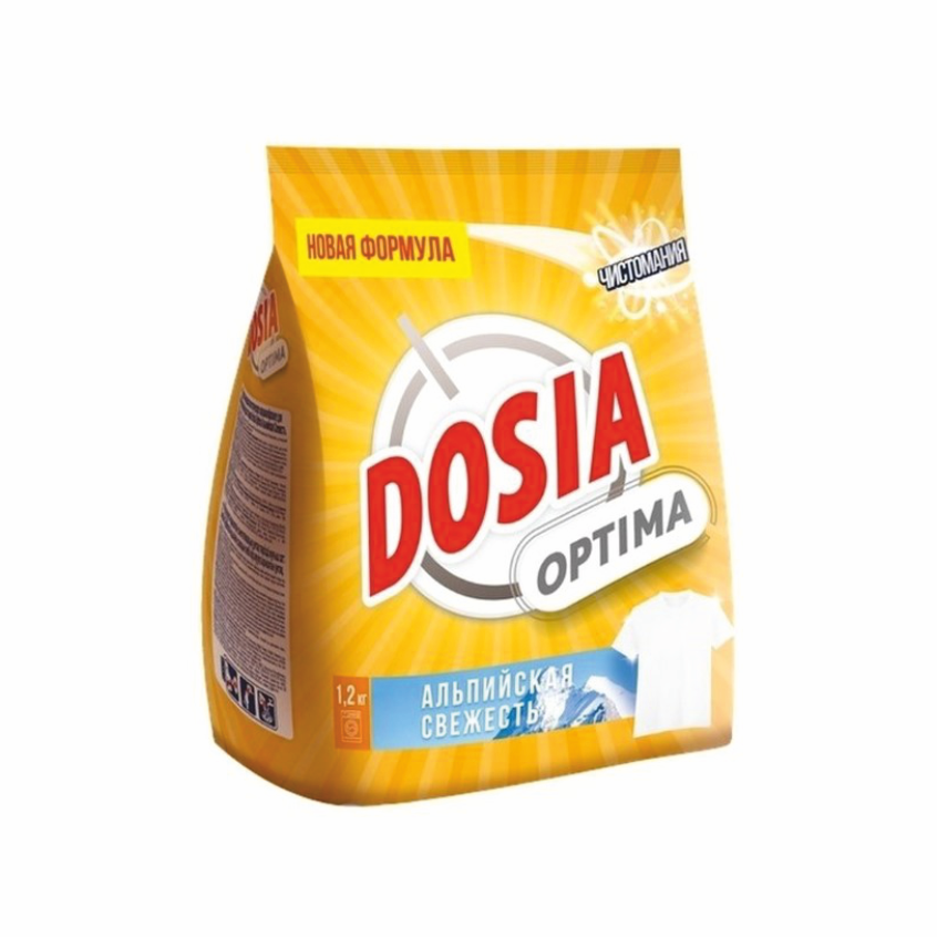 Порошок стиральный DOSIA Optima Альпийская Свежесть | 1,2 кг