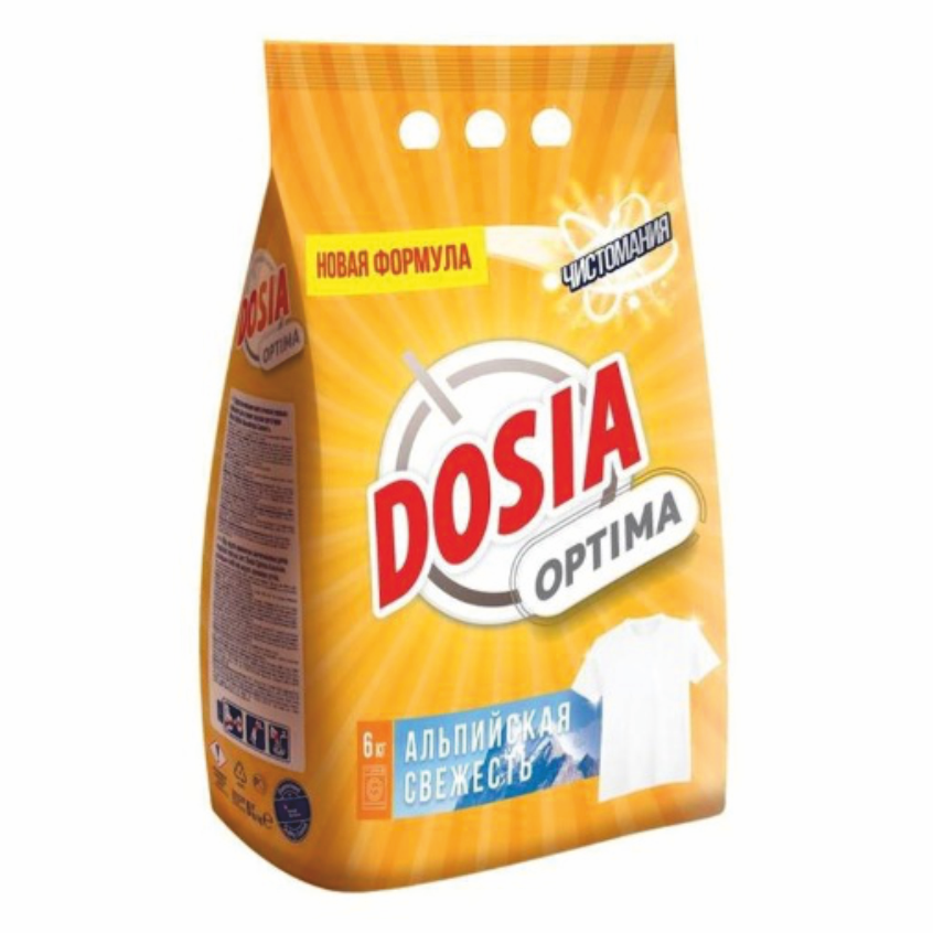 Порошок стиральный DOSIA Optima Альпийская Свежесть | 6 кг