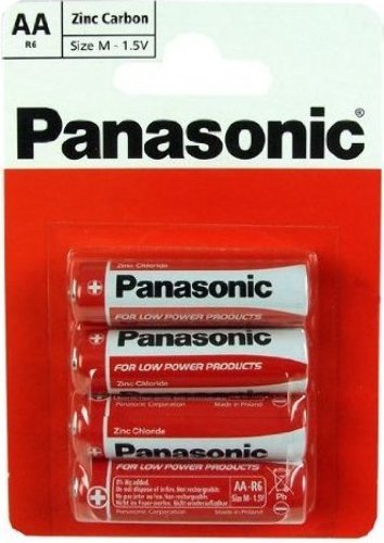 Элемент питания/батарейка 4шт Panasonic R06RZ AA Zinc Carbon 