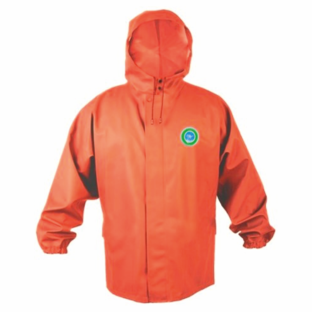 Куртка рыбацкая ПВХ MARINE HOUSE | оранжевая | 0,45 мм
