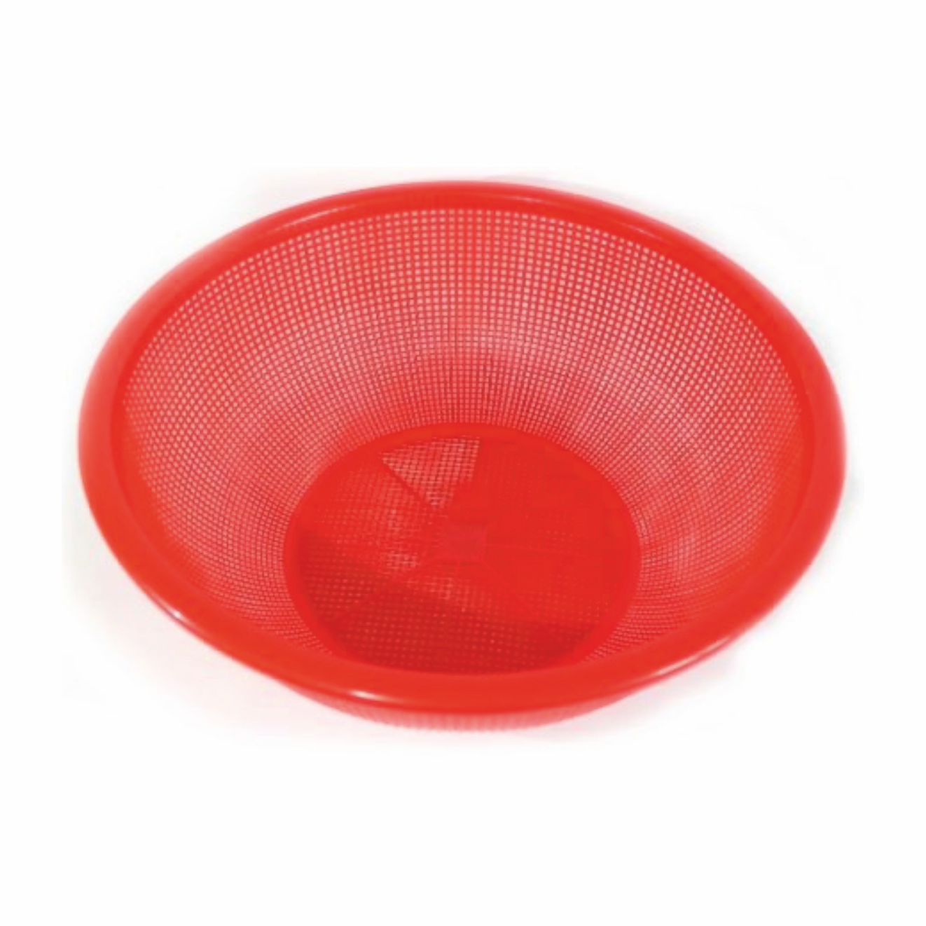 Стечка для икры пластиковая круглая красная