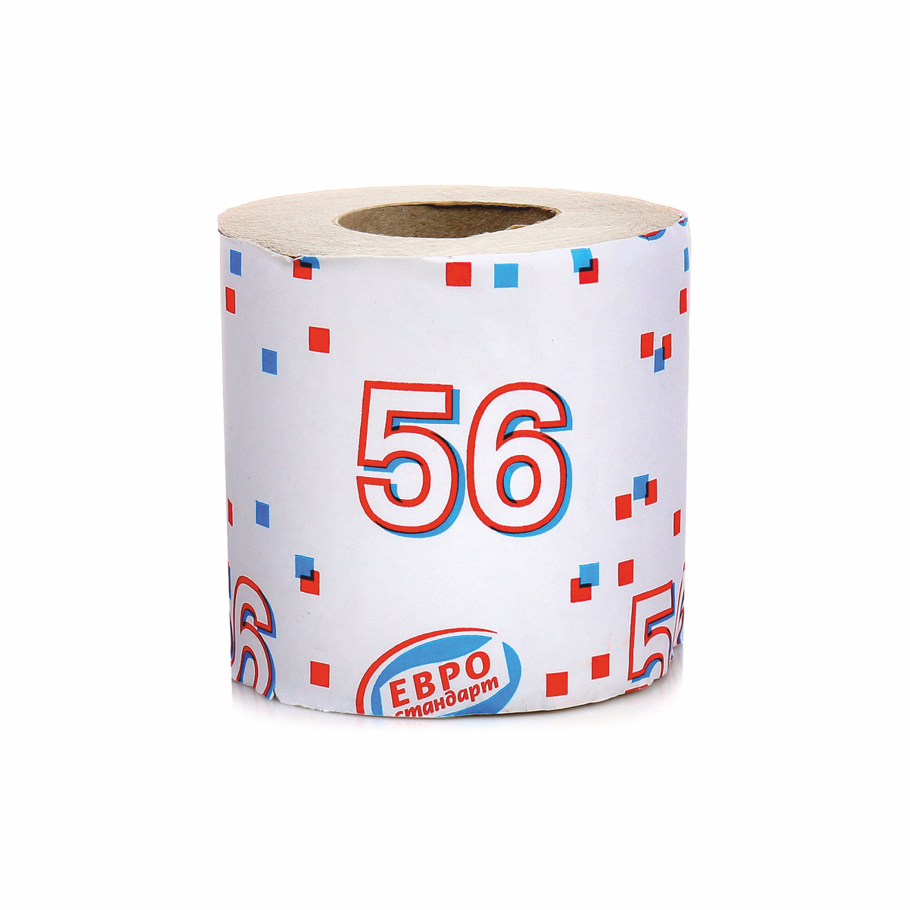 Бумага туалетная ЕВРО Стандарт | 56 м
